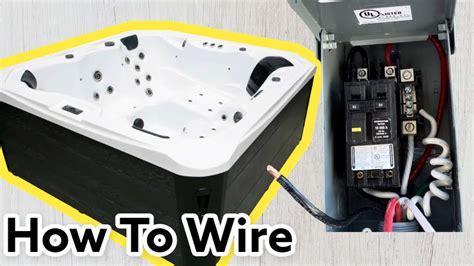 heavy electrical box to hout tub light|Hot Tub Wiring: The Ultimate Guide for Safe Installation.